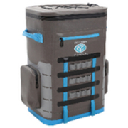 Yachters Choice Products 50050 Soft Cooler<BR>48 Can Capacity / Back Pack; Grey/Blue 505-50050